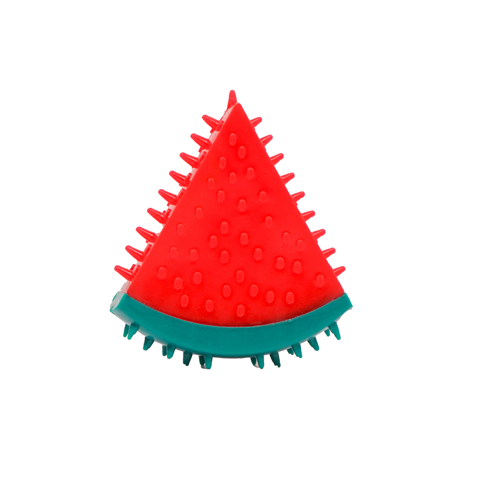 Skatrs Watermelon Shaped Ice Cooling Toy for Dogs & Cats (Green/Red)