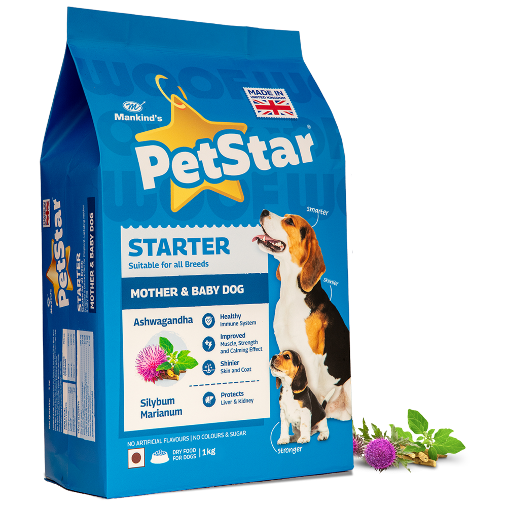 Mankind Petstar Starter Mother & Baby Dog Dry Food (Limited Shelf Life)