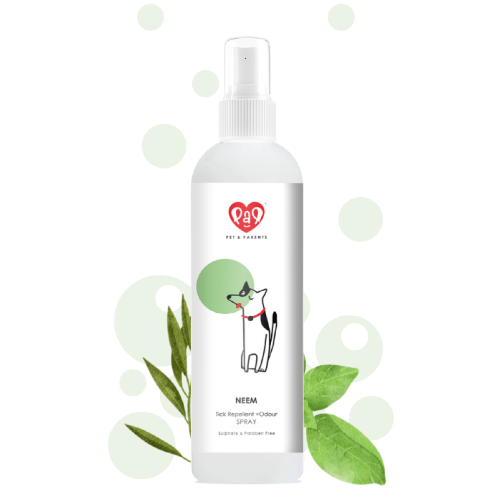 Pet And Parents Tick Repellent + Neem odour Spray for Dogs and Cats