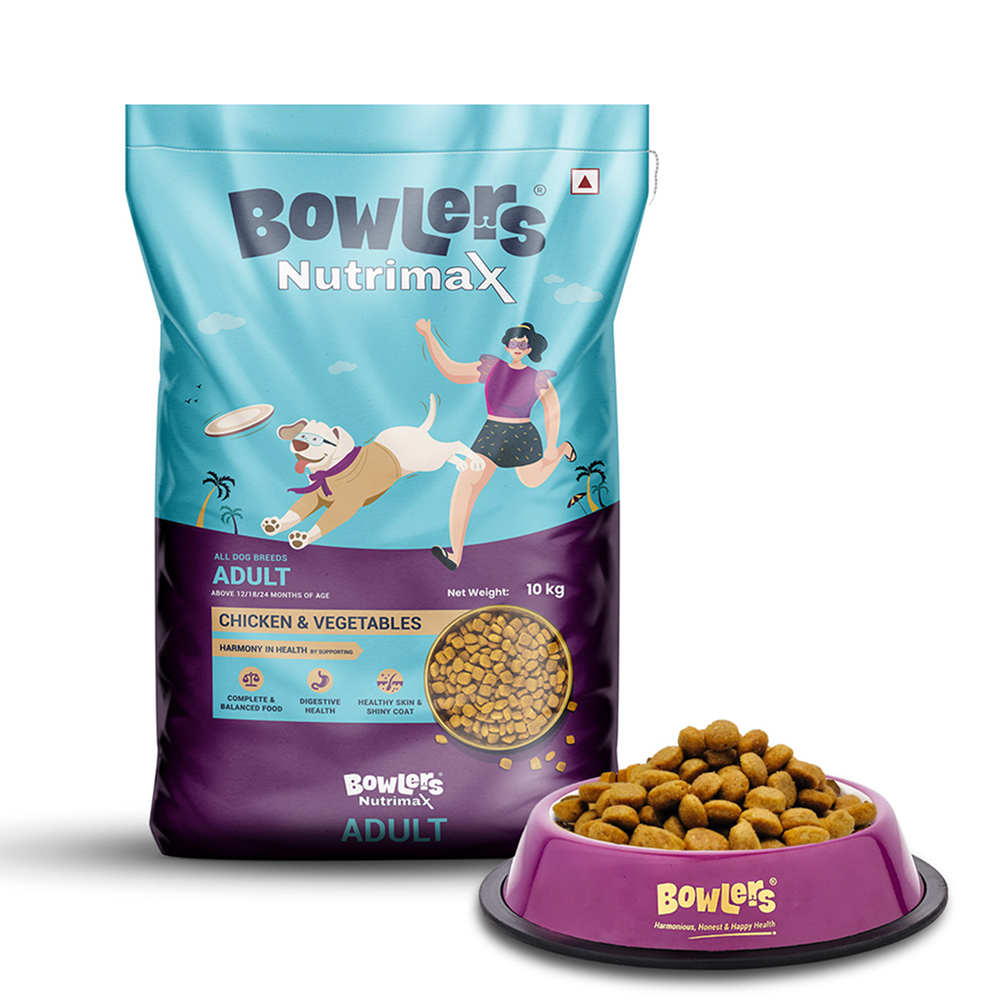 Bowlers Nutrimax Chicken and Vegetables Adult Dog Dry Food