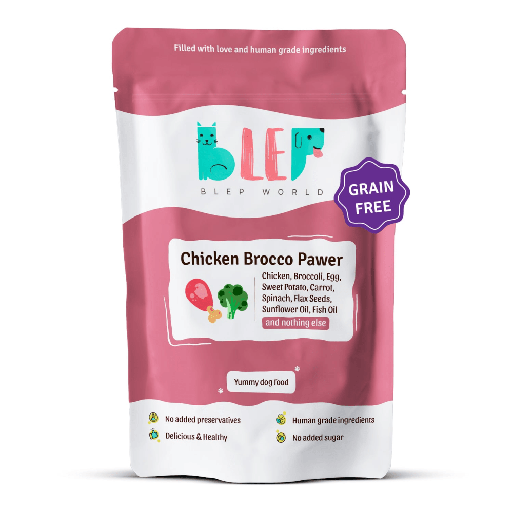 BLEP Chicken Brocco Pawer Dog Wet Food (300g) (Limited Shelf Life)