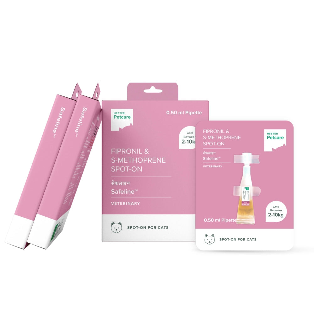 Hester Safeline Spot On for Cats between 2 to 10 Kg