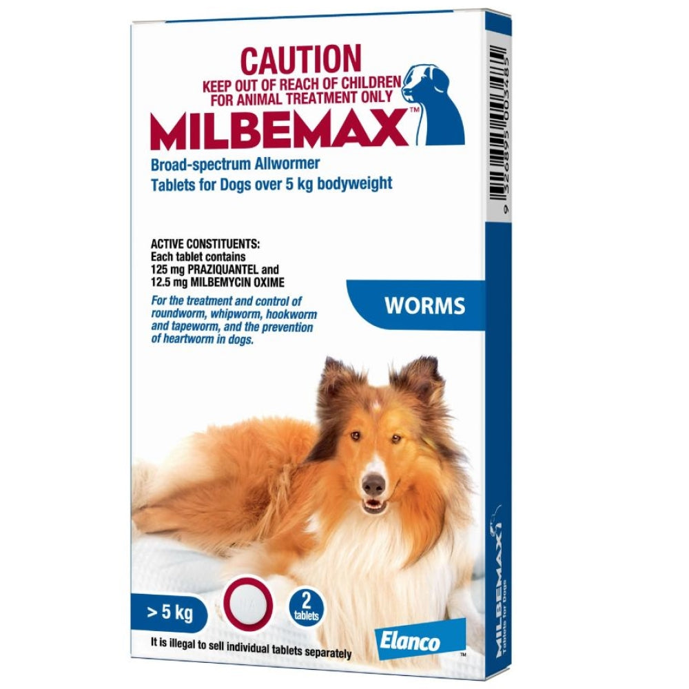 Elanco Milbemax  For Dogs Above 5 Kg