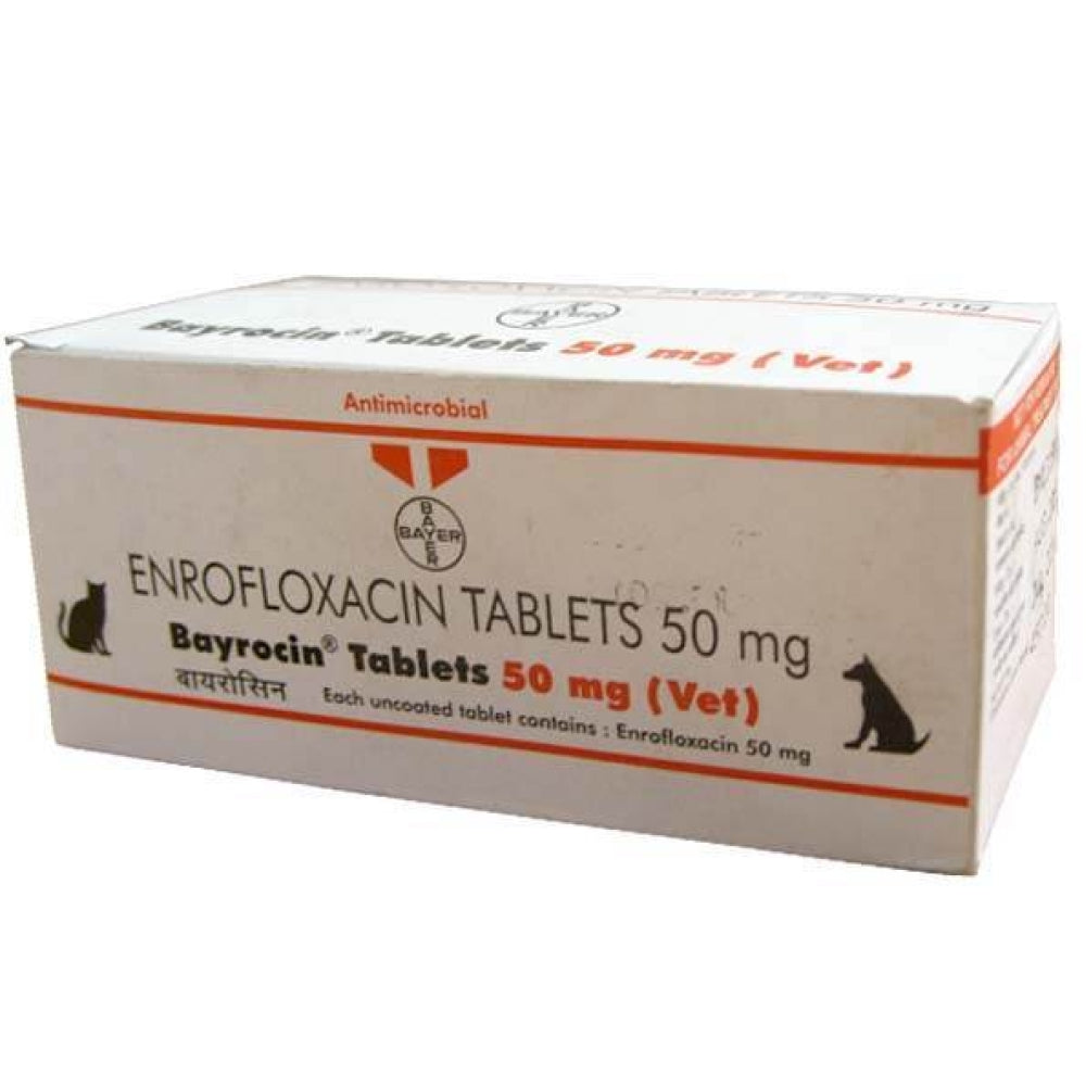 Elanco Bayrocin Tablets 50mg For Dogs
