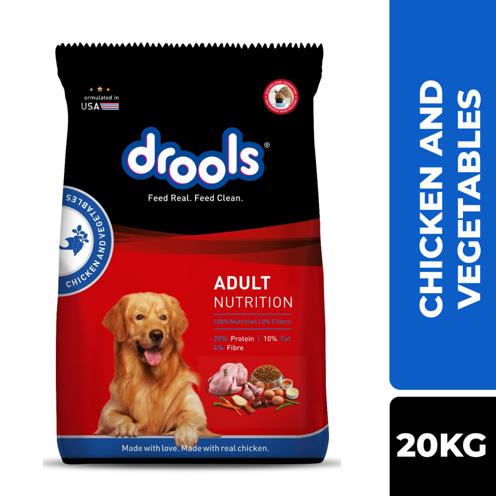 Drools Chicken and Veg Adult Dog Dry Food