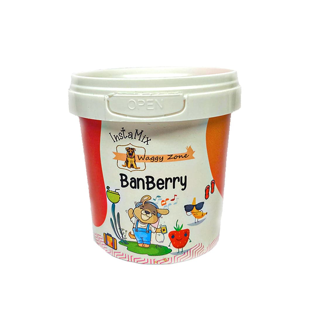 Waggy Zone Banberry Ice Cream for Pets (Limited Shelf Life)
