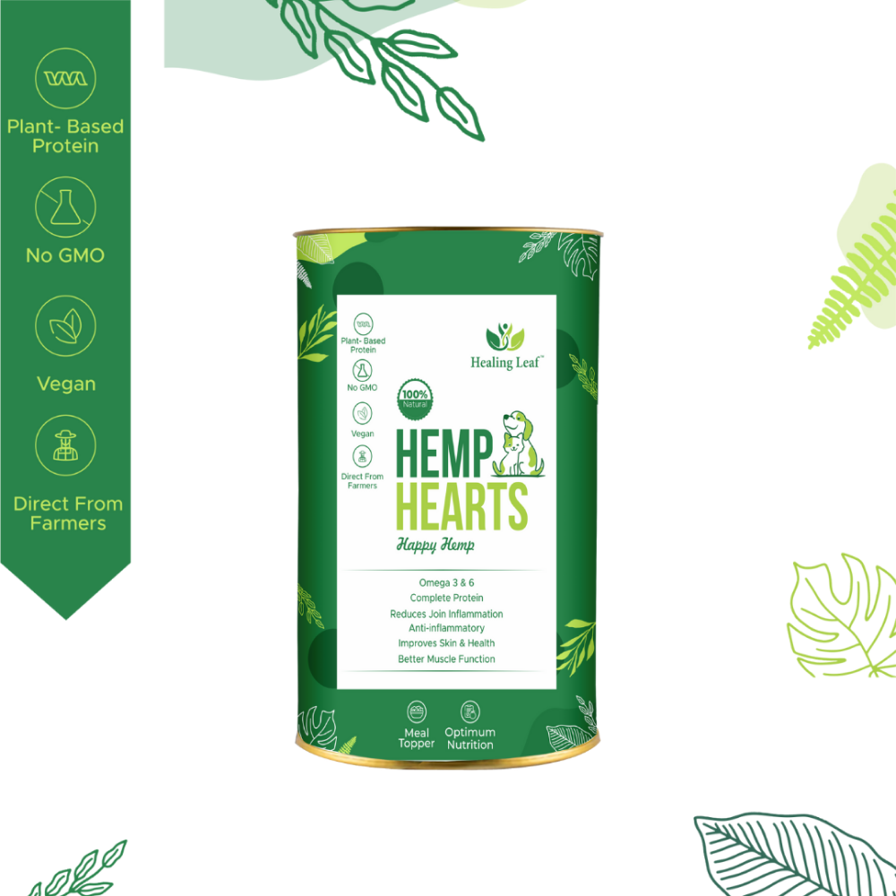 Healing Leaf Hemp Hearts for Dogs and Cats (Limited Shelf Life)
