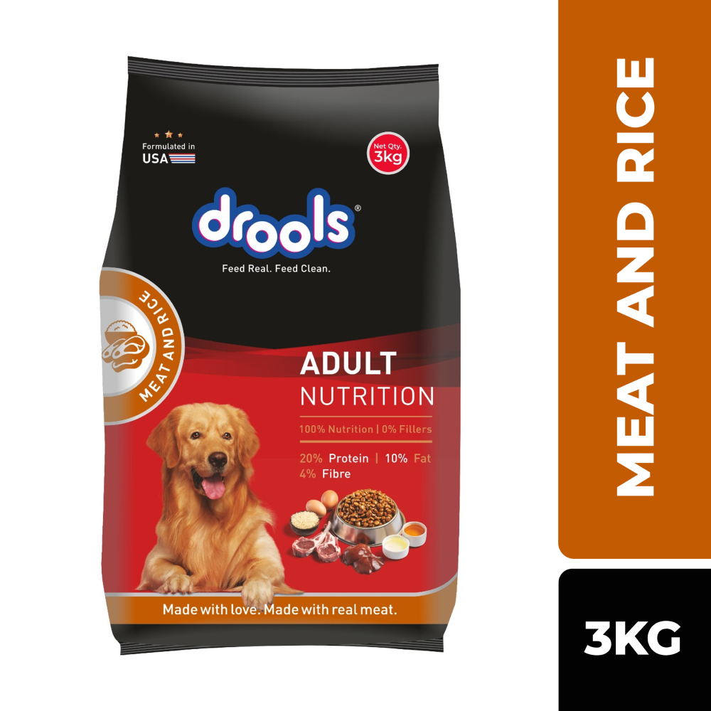 Drools Meat and Rice Adult Dog Dry Food