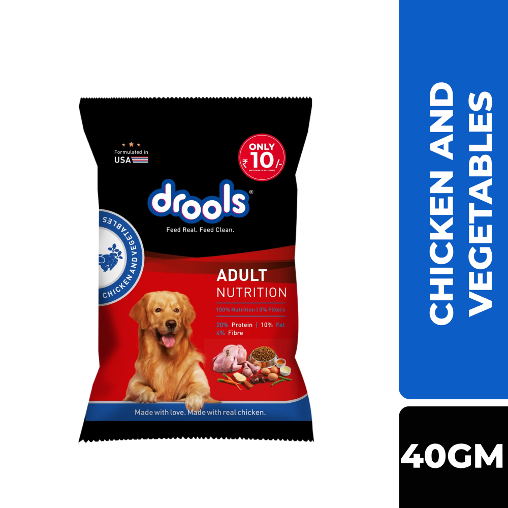 Drools Chicken and Veg Adult Dog Dry Food