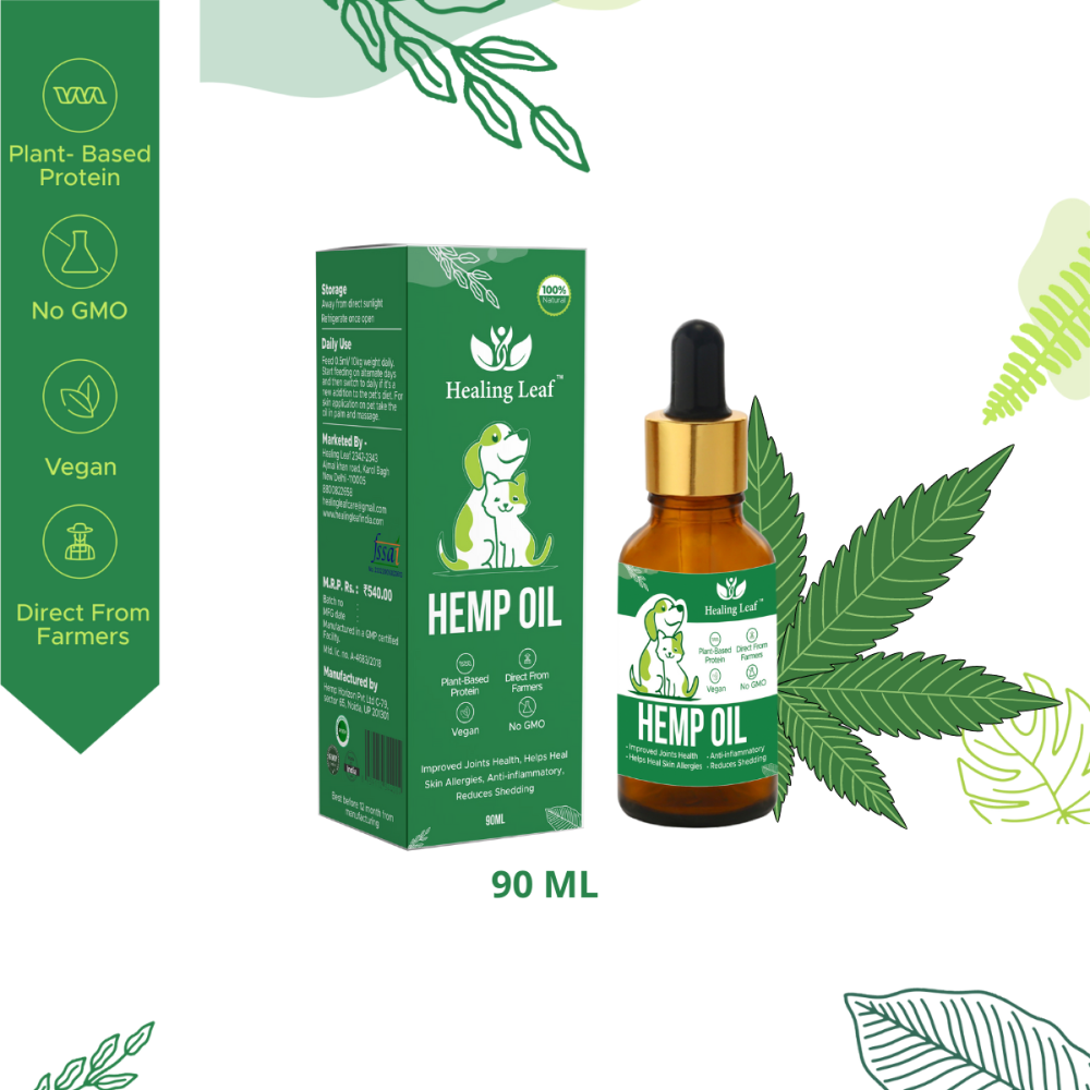 Healing Leaf Hemp Oil for Dogs and Cats (Limited Shelf Life)
