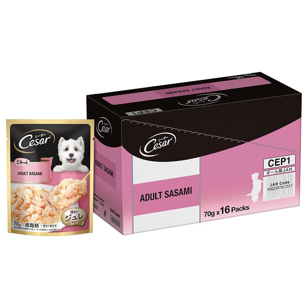 Cesar Adult Sasami Dog Wet Food  (Limited Shelf Life)