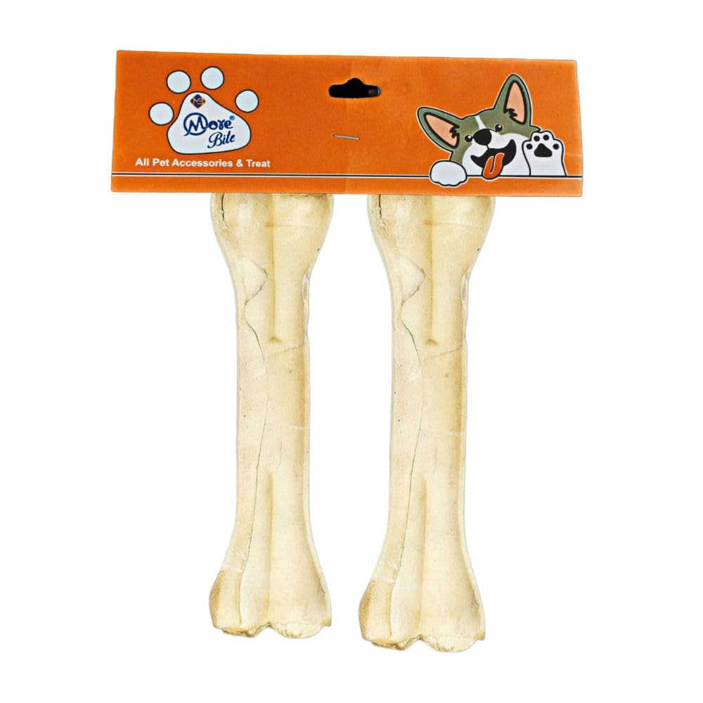 More Bites Pressed Chicken Chew Bones Dog Treat (6inches)