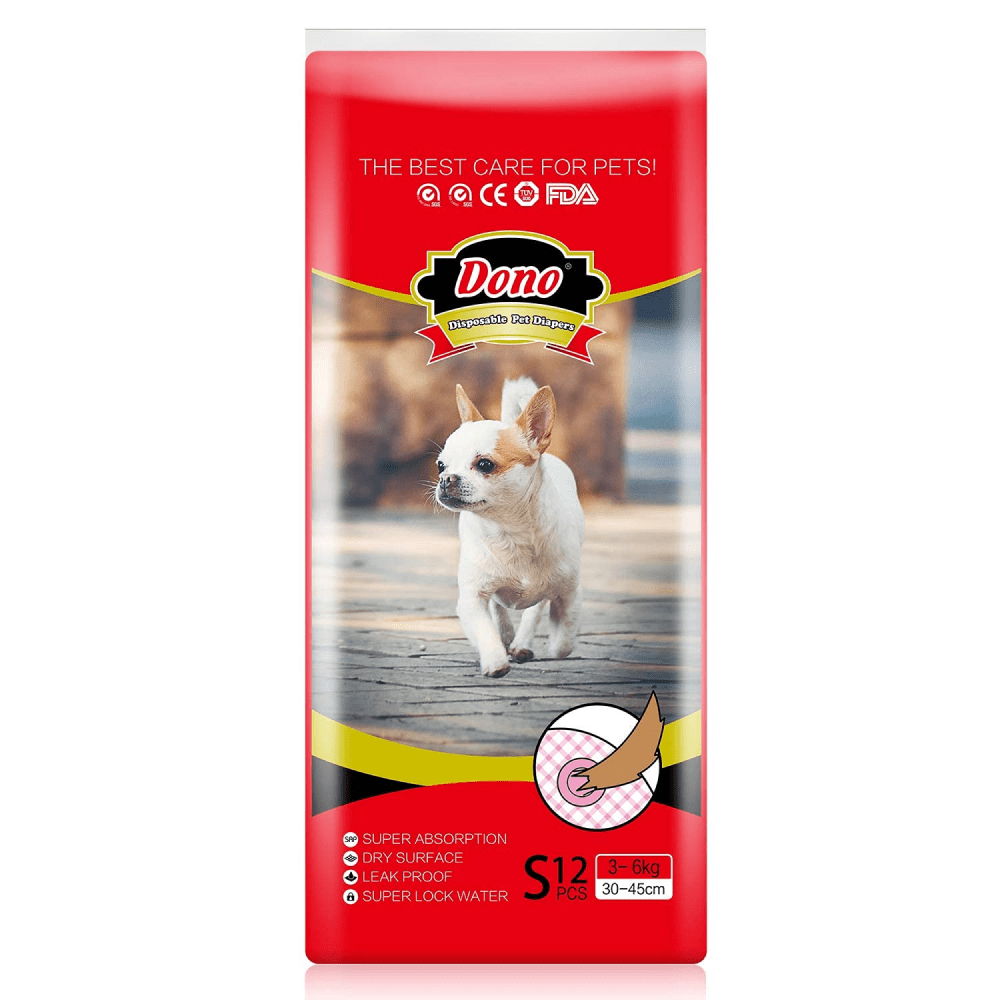 Dono Disposable Diaper for Female Pets (12pcs)