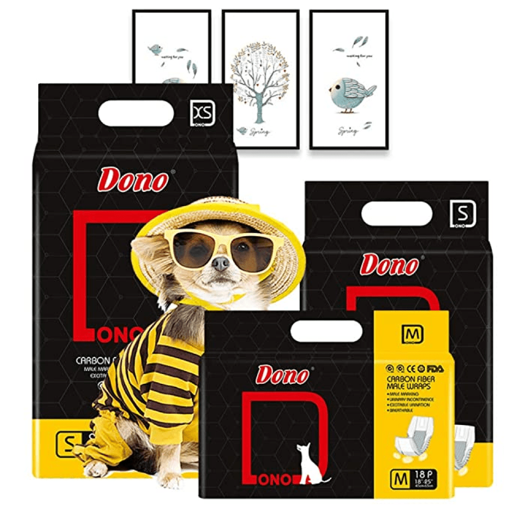 Dono Urine Deodorization with Carbon Technology Diaper for Male Dogs (Limited Shelf Life)