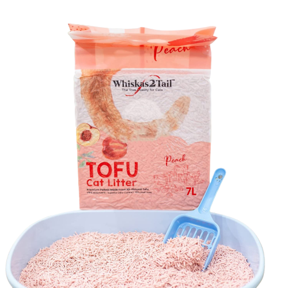 PetVogue Premium Unscented Natural Clumping Flushable Tofu Cat Litter