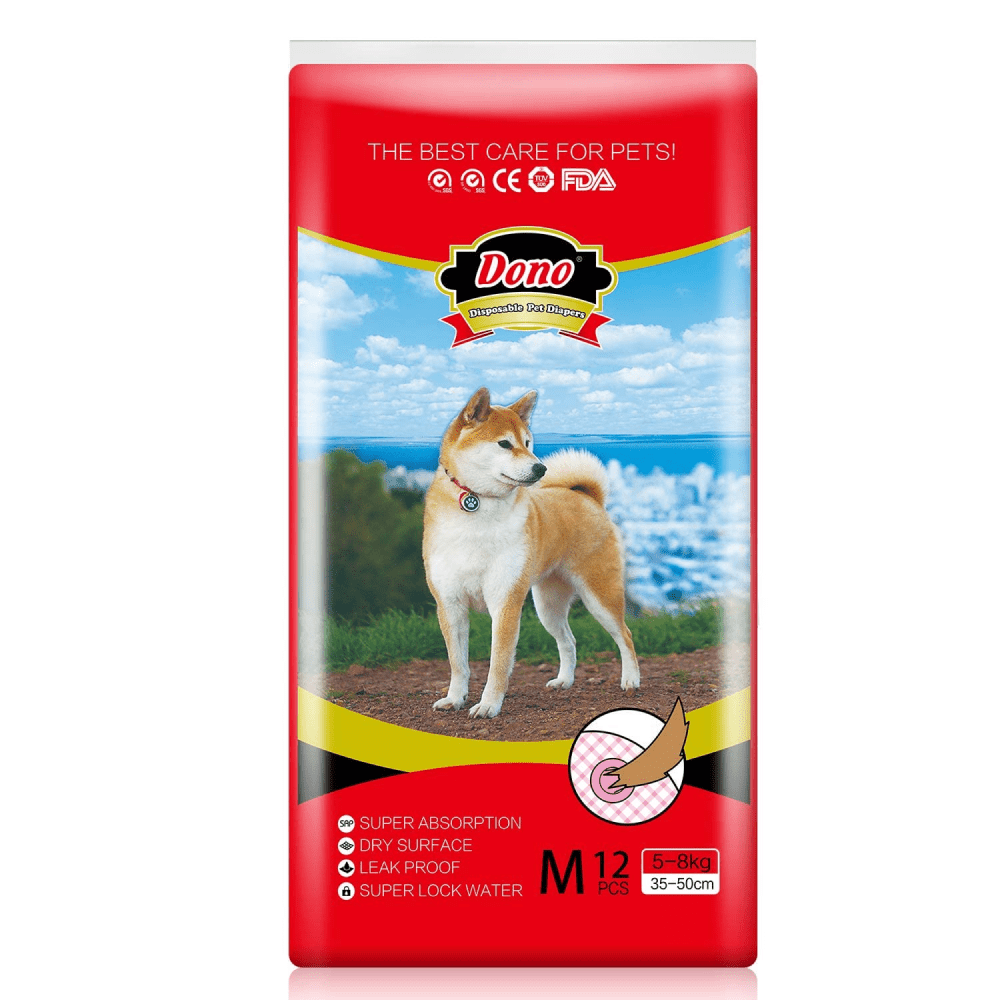 Dono Disposable Diaper for Female Pets (12pcs)