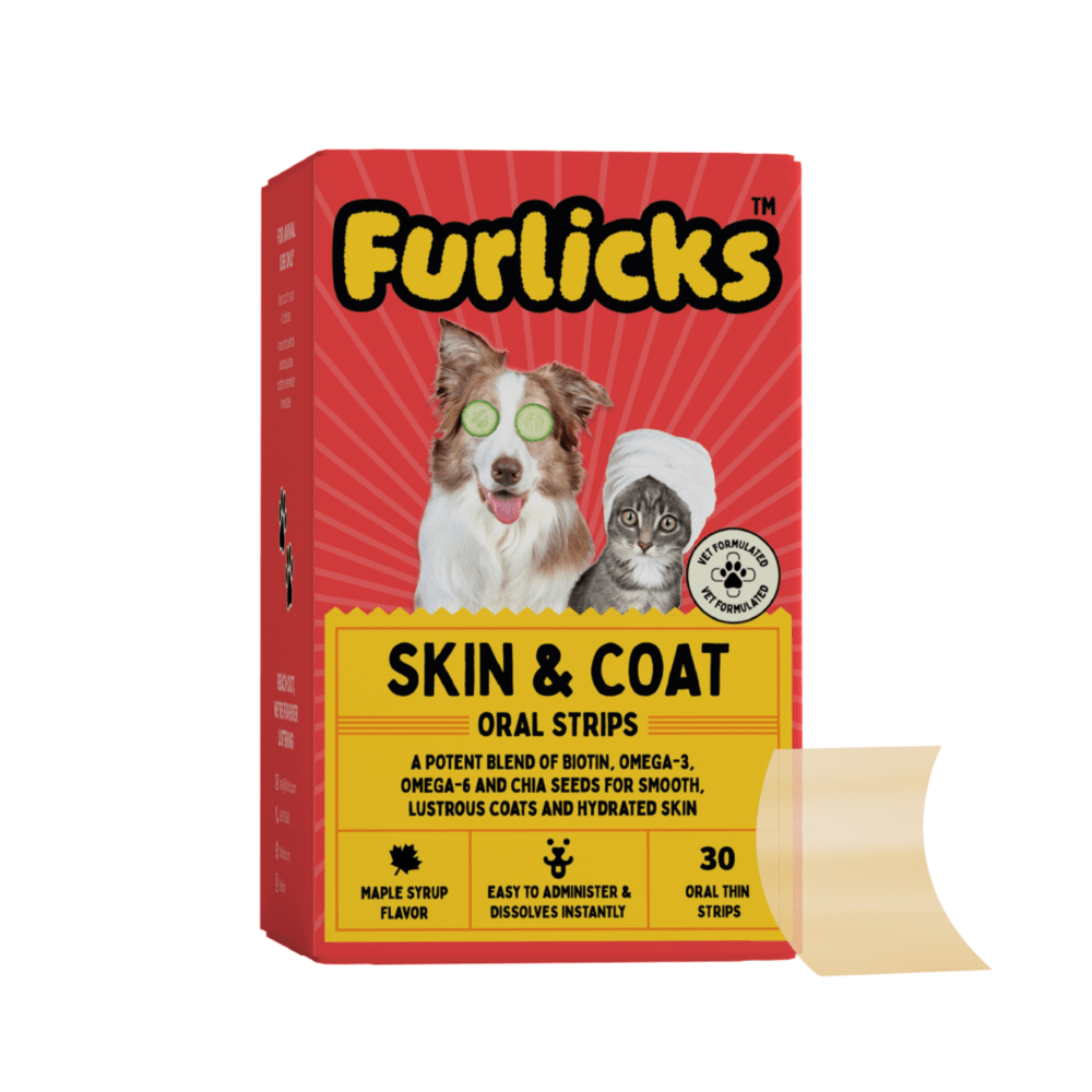 Furlicks Skin & Coat Supplement for Cats and Dogs (Buy 1 Get 1 Free)