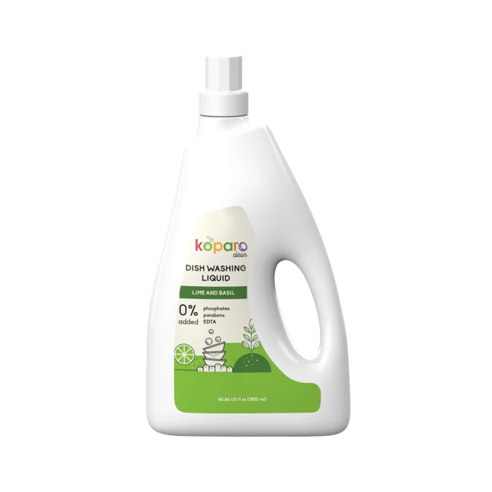 Koparo Dishwashing Liquid With Lime and Basil Fragrance (Pet Safe)