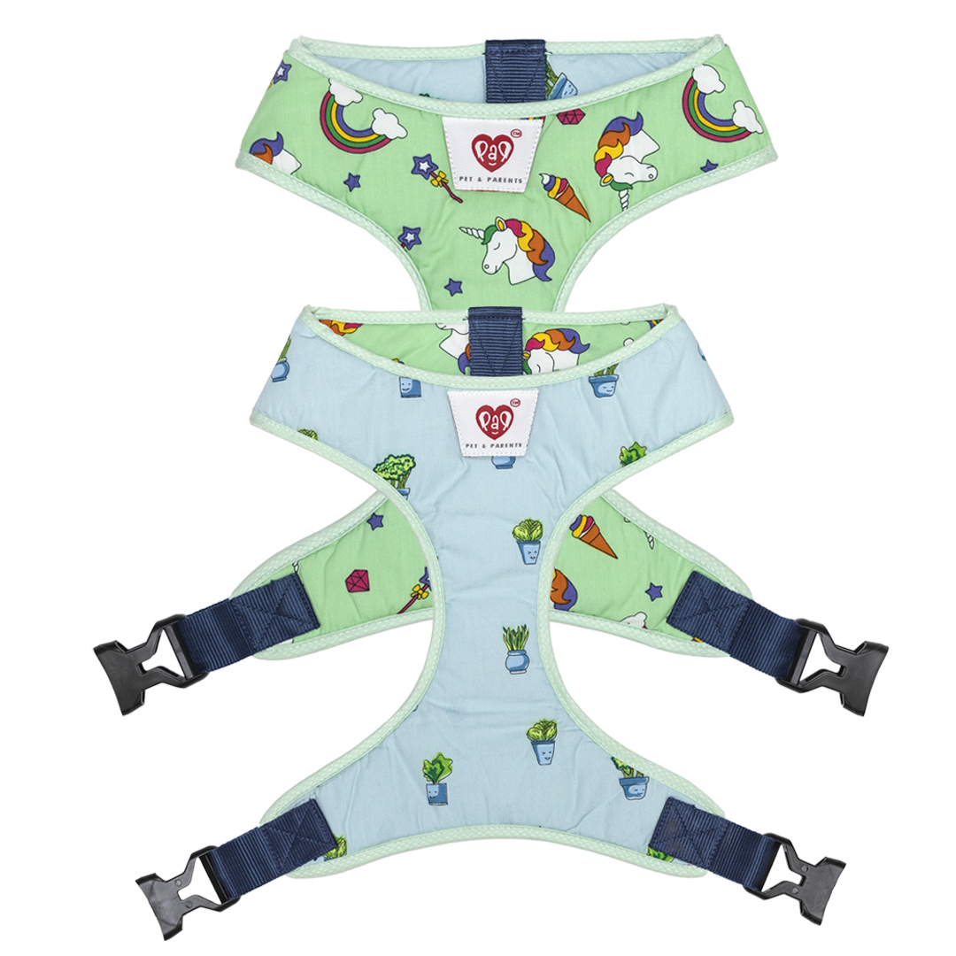 Pet And Parents Little Plant’s Wonderland Reversible Harness for Dogs