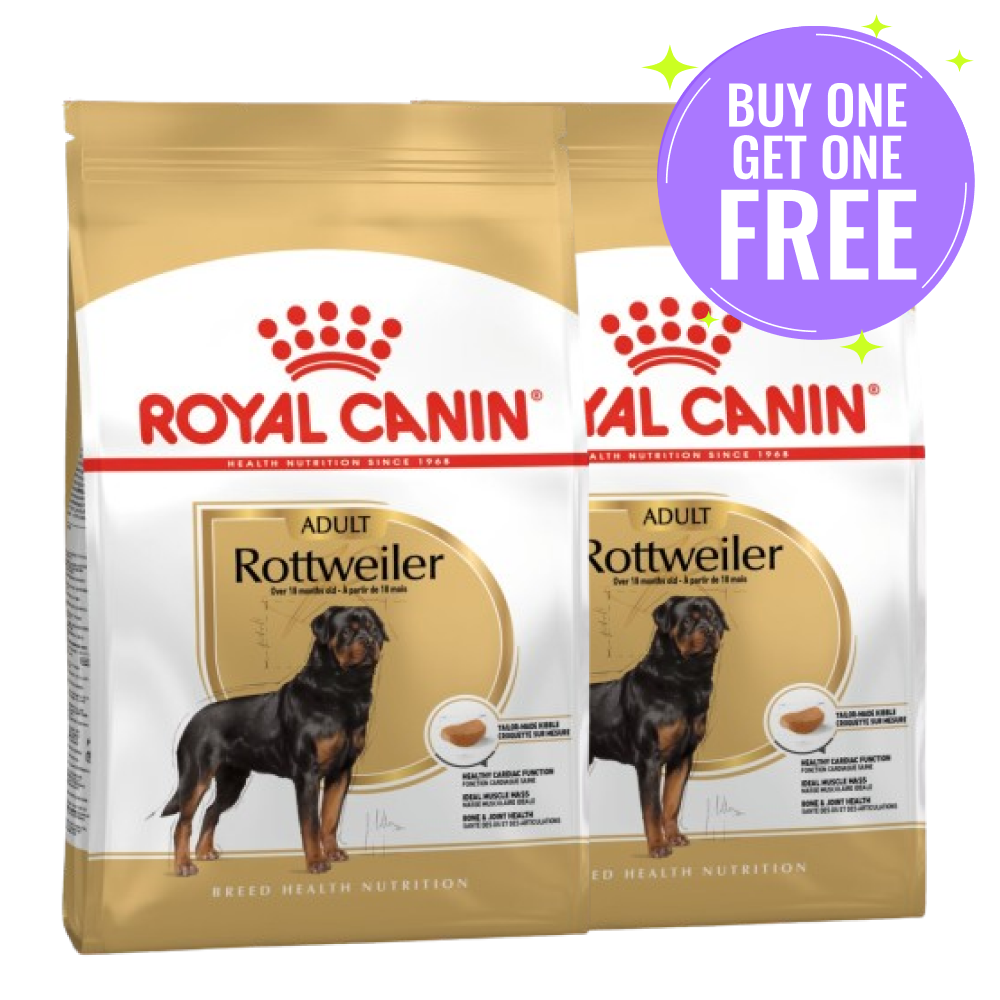 Royal Canin Rottweiler Adult Dog Dry Food (Buy 1 Get 1) (Limited Shelf Life)