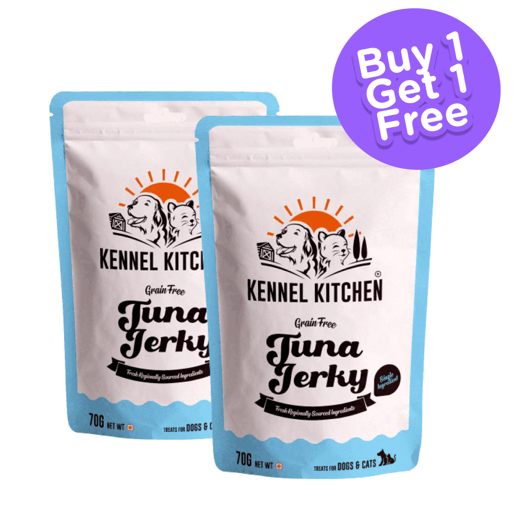 Kennel Kitchen Air Dried Tuna Fish Jerky Dog Treats (Buy 1 Get 1 Free)
