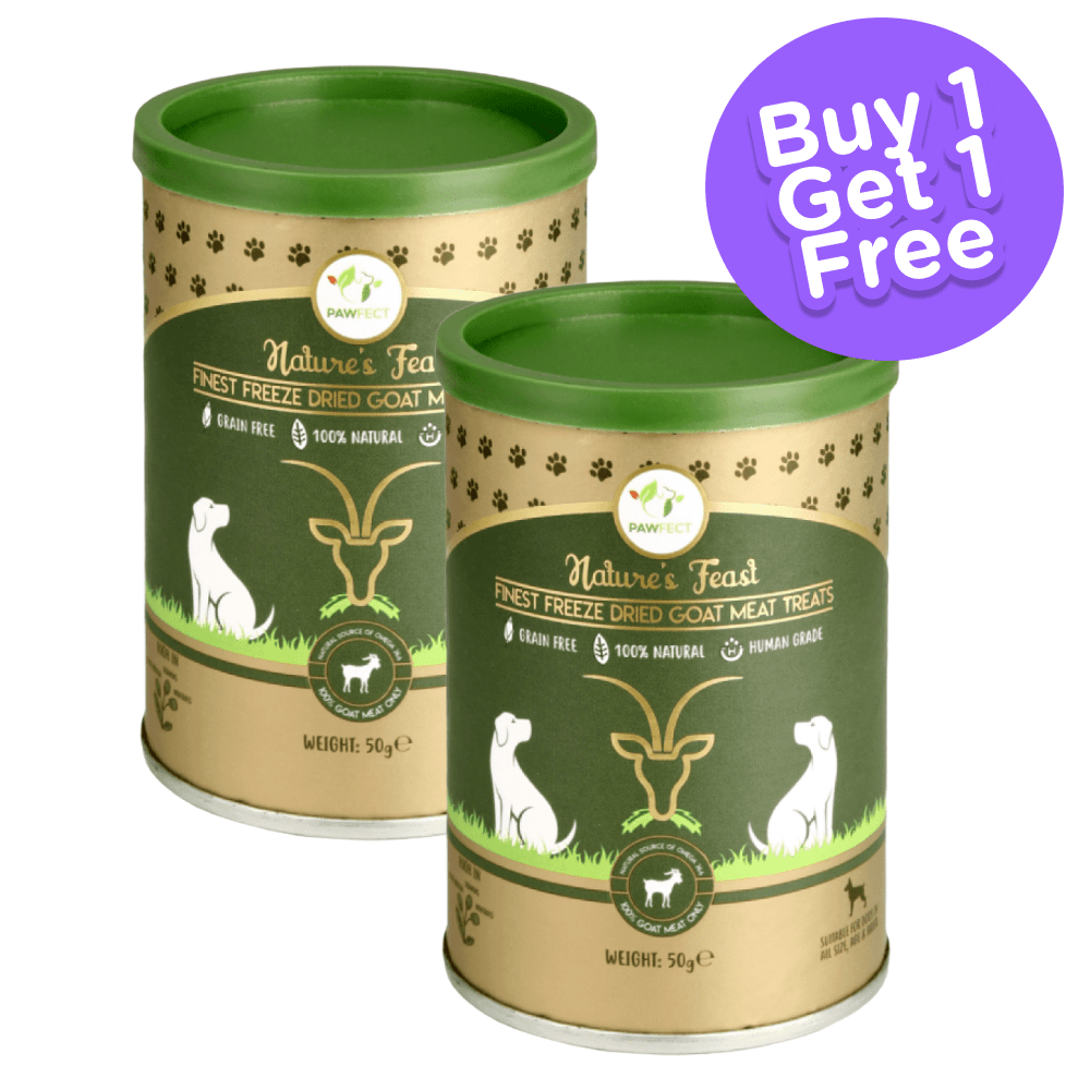 Pawfect Natures Feast Goat Meat Dog Treats (Buy 1 Get 1 Free)