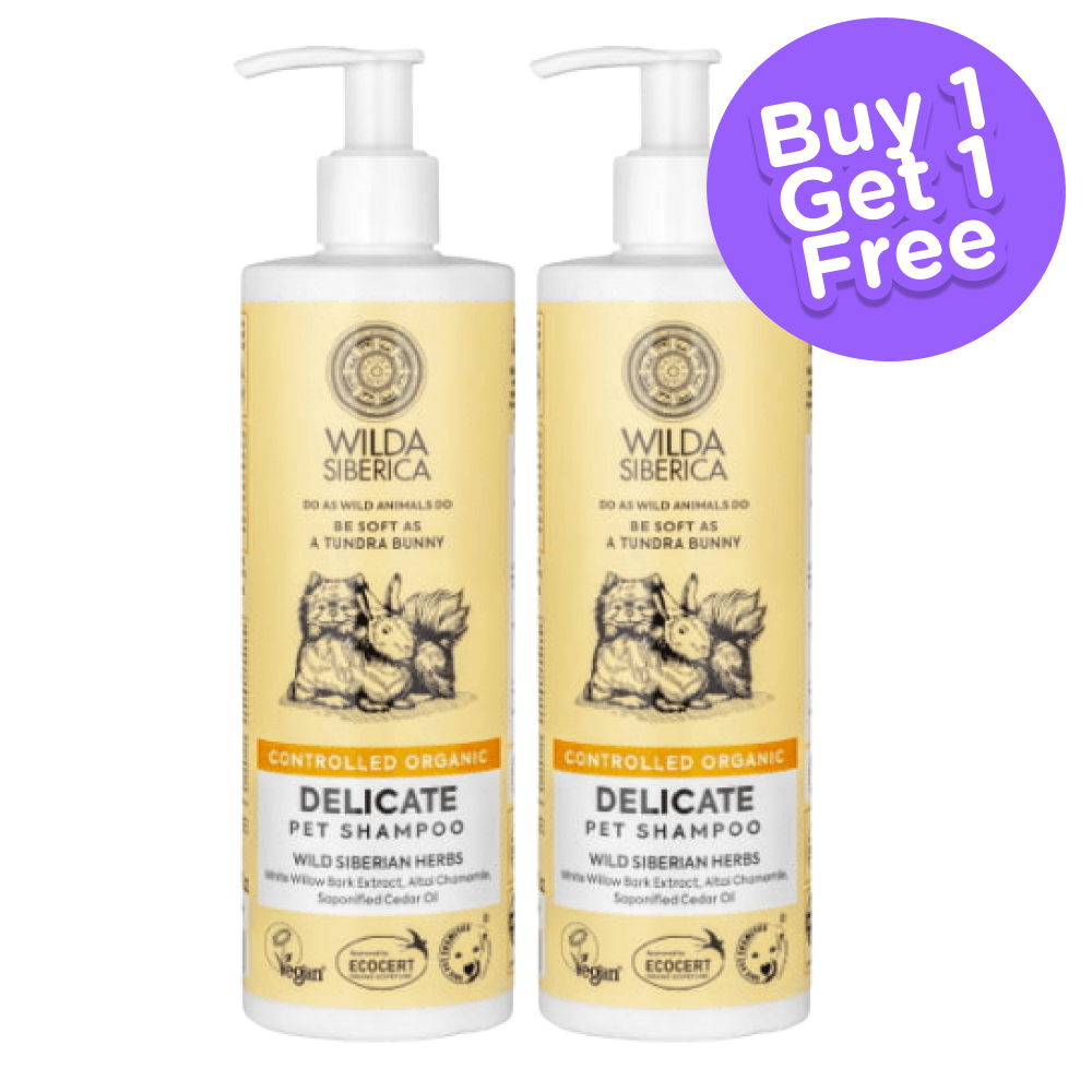 Wilda Siberica Vegan Delicate Shampoo for Dogs and Cats (Buy 1 Get 1 Free)