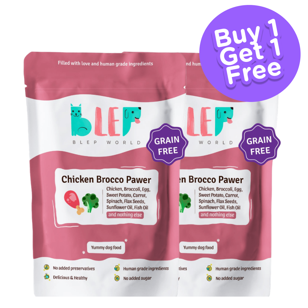 BLEP Chicken Brocco Pawer Dog Wet Food (Buy 1 Get 1)