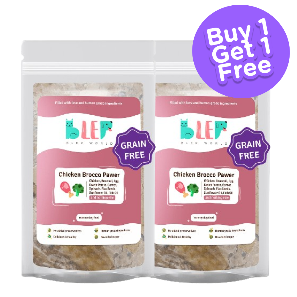 BLEP Chicken Brocco Pawer Dog Wet Food (Buy 1 Get 1)