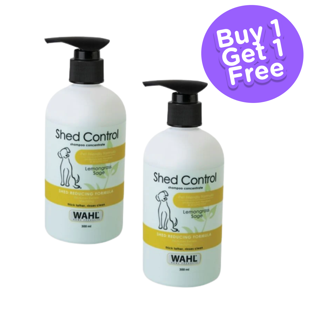 Wahl Shed Control Shampoo for Dogs (Lemongrass & Sage) (Buy 1 Get 1 Free)