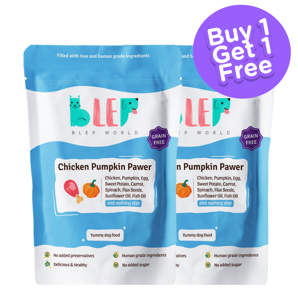 BLEP Chicken & Pumpkin Pawer Dog Wet Food (Buy 1 Get 1)