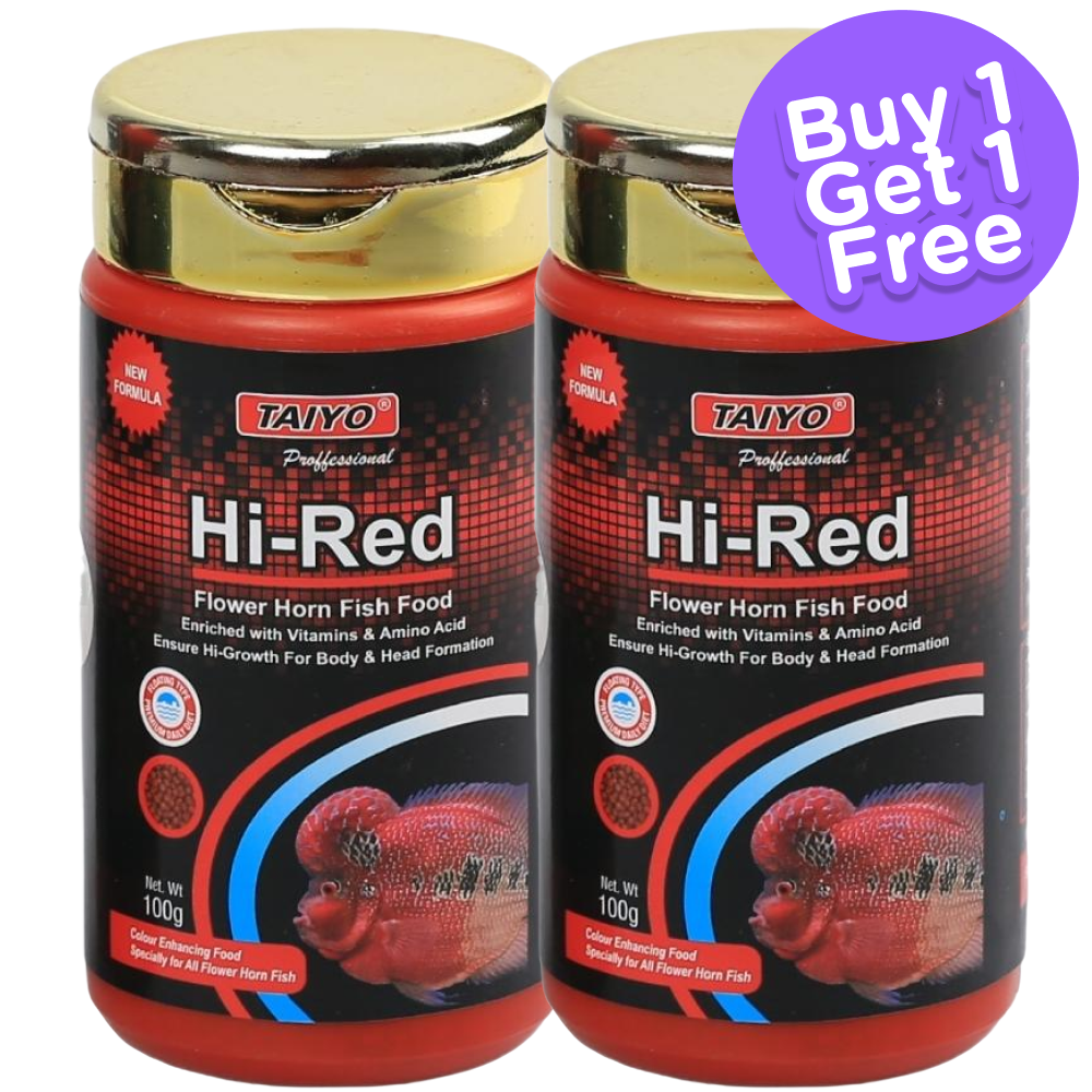 Taiyo Hi Red Flower Horn Fish Food (Limited Shelf Life) (Buy 1 Get 1)
