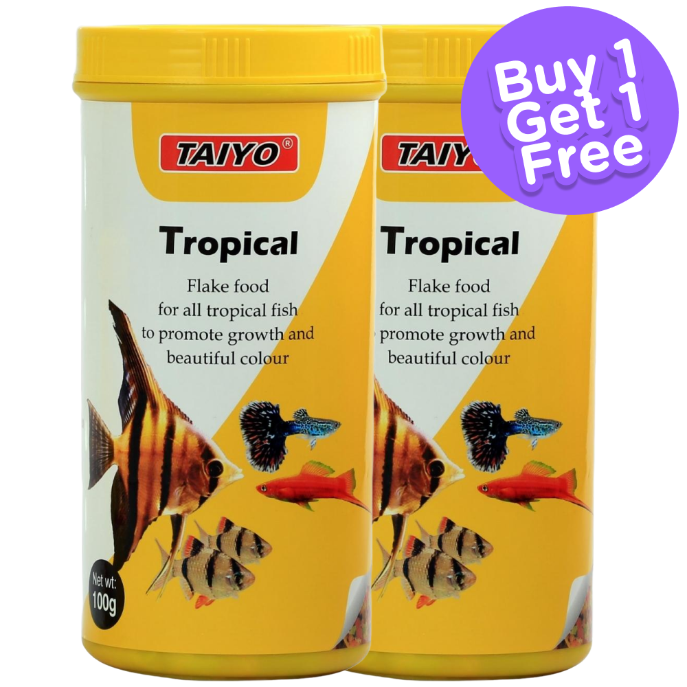 Taiyo Tropical Flake Fish Food (Limited Shelf Life)(Buy 1 Get 1)