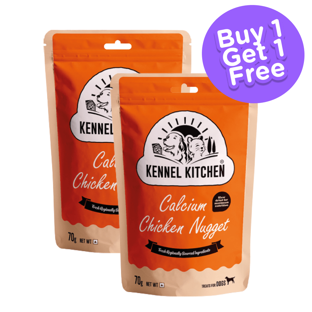 Kennel Kitchen Calcium Chicken Nuggets for Dogs (Buy 1 Get 1 Free)