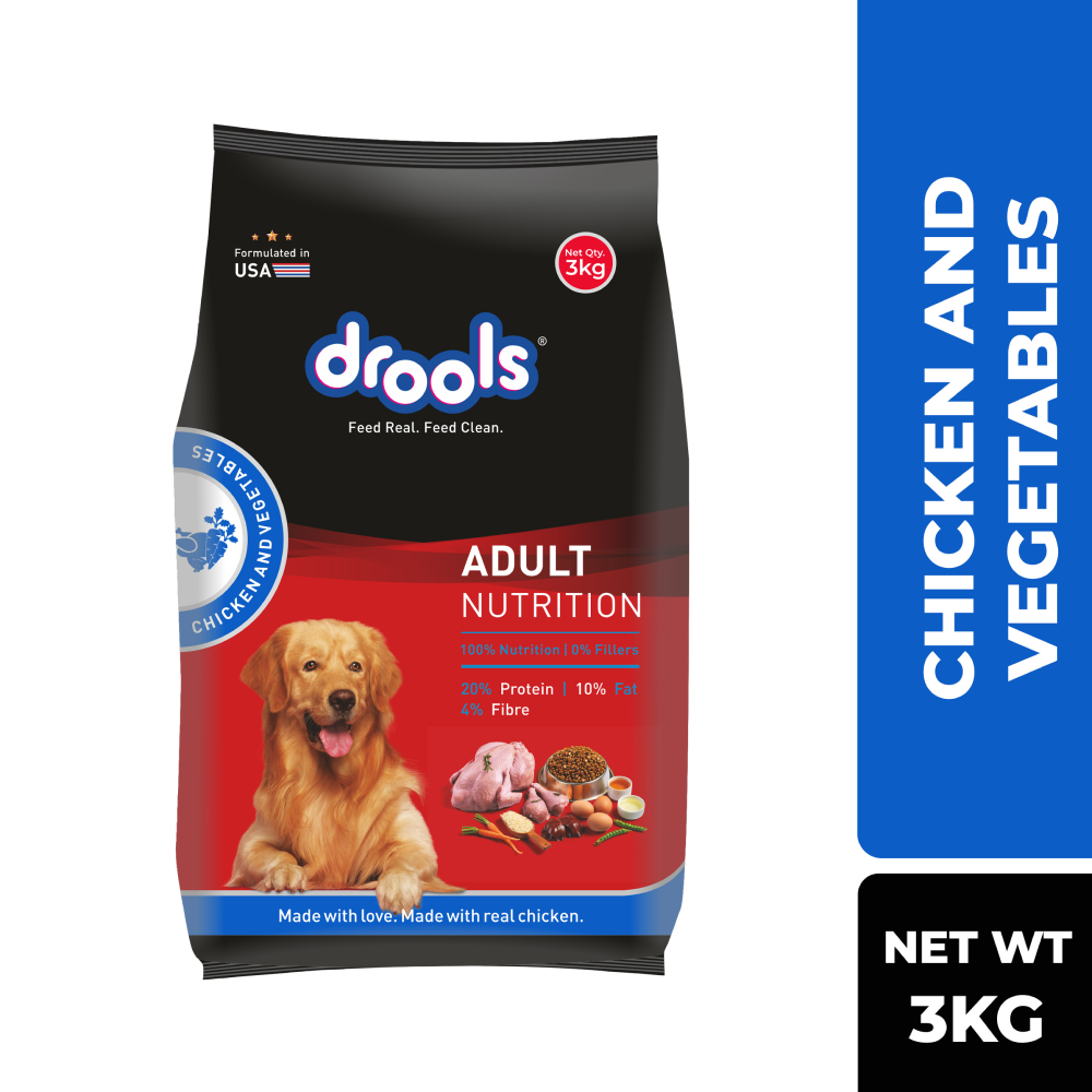 Drools Chicken and Veg Adult Dog Dry Food