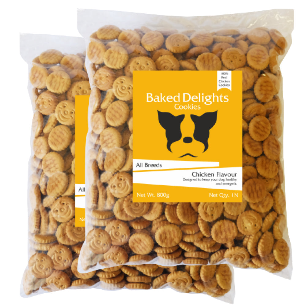 Drools Baked Delight Round Shaped Dog Treats