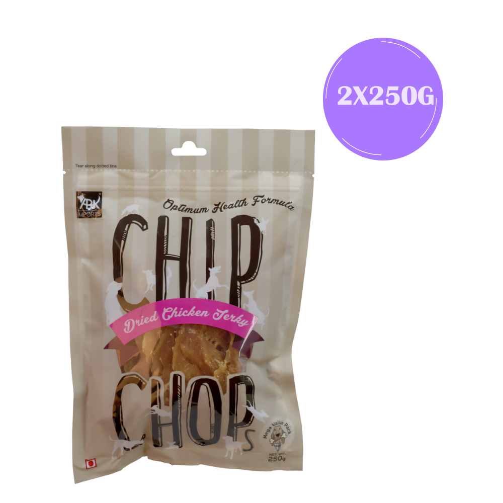 Chip Chops Sun Dried Chicken Jerky Dog Treats