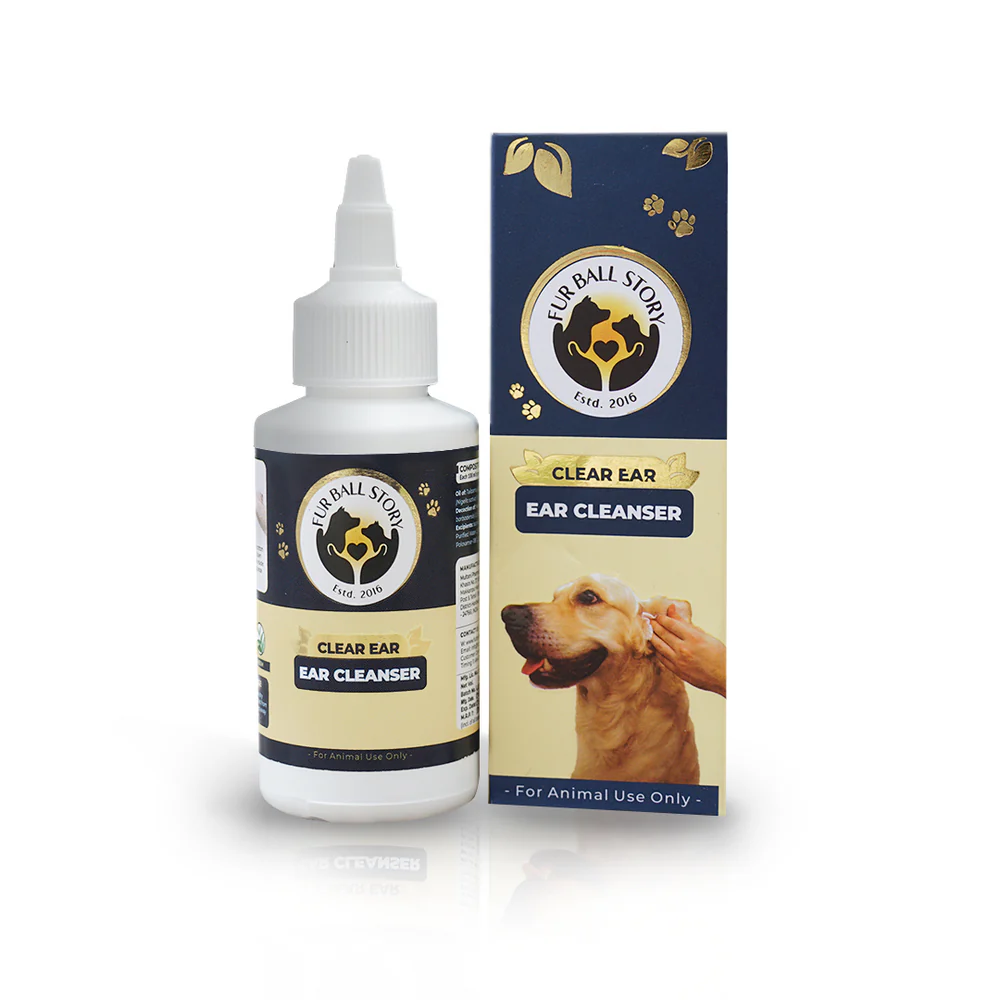 FurBall Story Ear Cleanser for Dogs and Cats