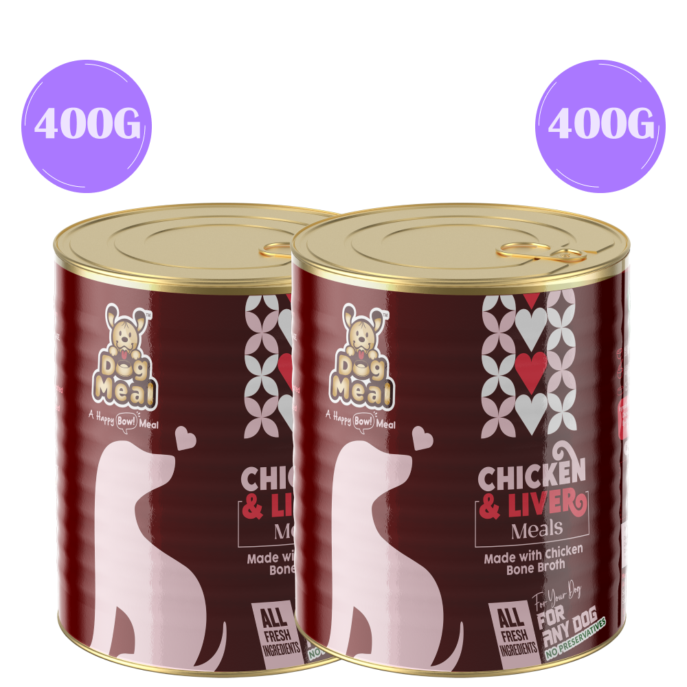 Dog Meal Chicken and Liver Meals Dog Wet Food (Limited Shelf Life)