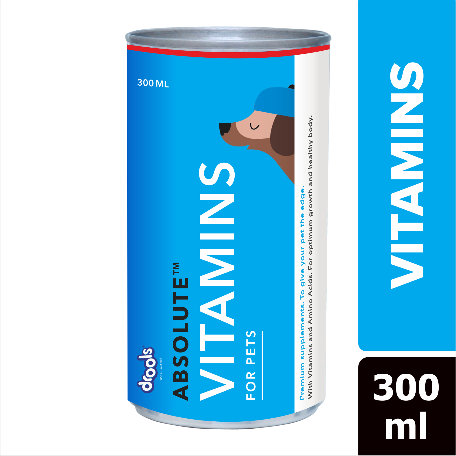 Drools Absolute Vitamin Syrup Supplement for Dogs (Limited Shelf Life)