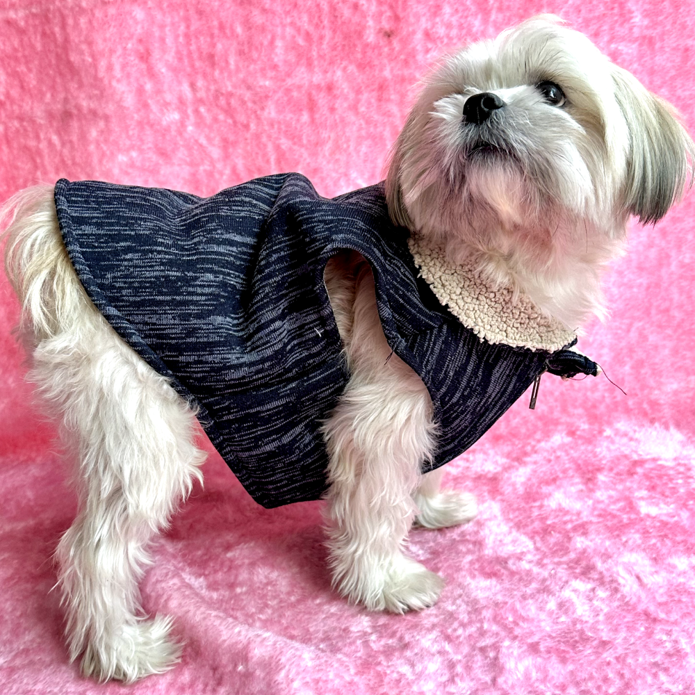Furvanity Furr Jacket for Dogs and Cats (Blue)