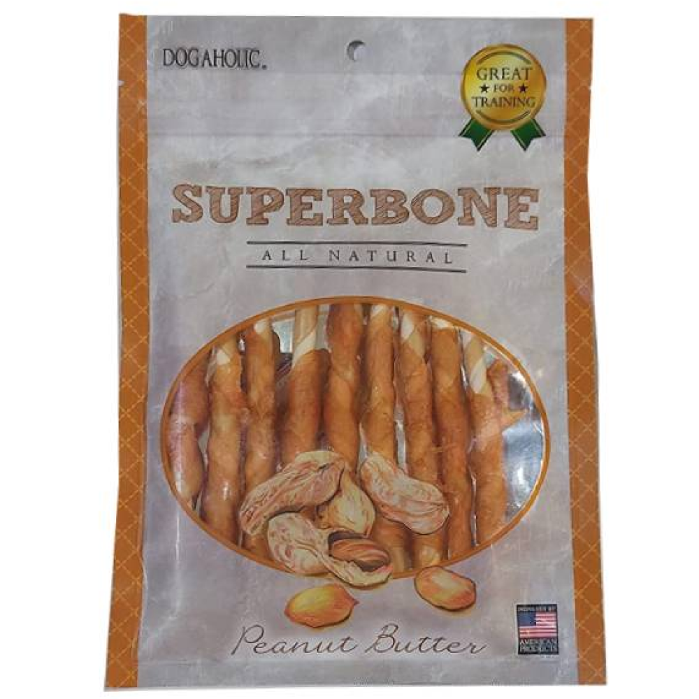 Super Bone Chicken Peanut Butter Stick Dog Treats (Limited Shelf Life)