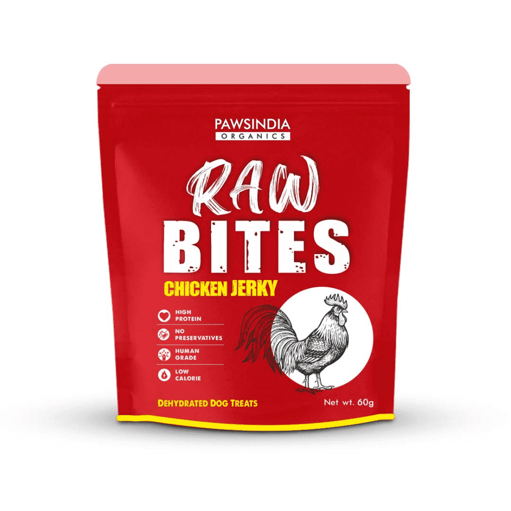 Pawsindia Organics Raw Bites Chicken Jerky Dog Treats (Limited Shelf Life)