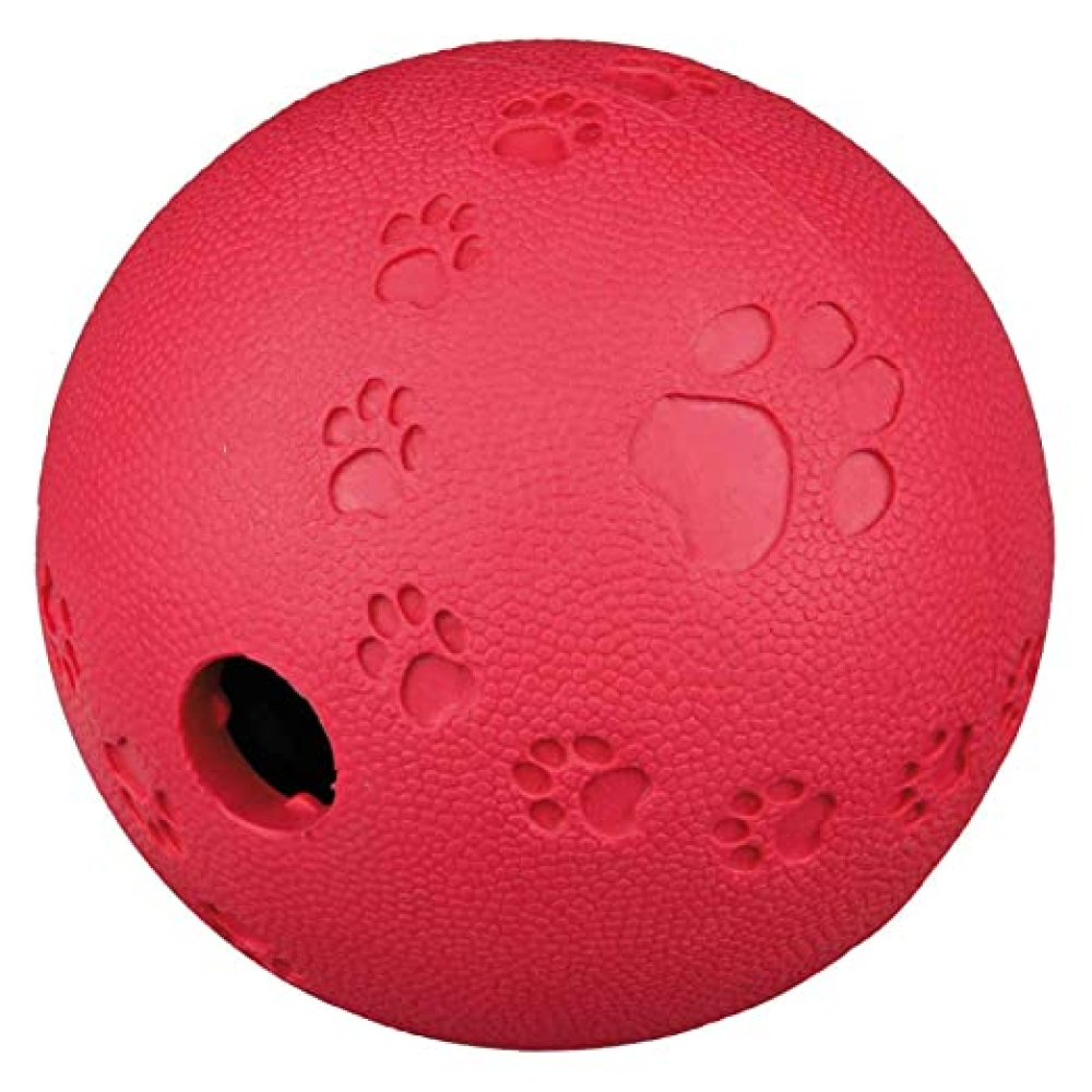 Trixie Snack Ball Interactive Natural Rubber Toy for Dogs (Red)