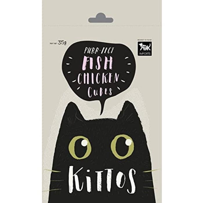 Kittos Purr fect Fish Chicken Cubes Cat Treats (Sample)