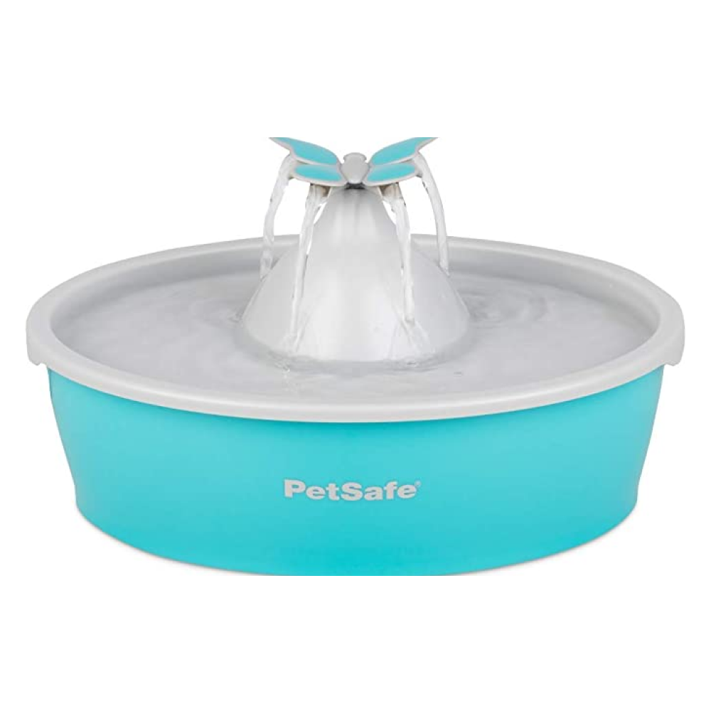 Petsafe Drinkwell Butterfly Fountain for Dogs and Cats (Blue/White)