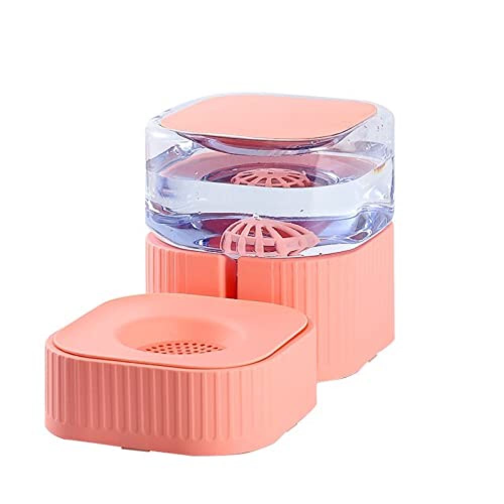 Taiyo Pluss Discovery Gravity Dispenser Water Feeder for Dogs and Cats (Peach)