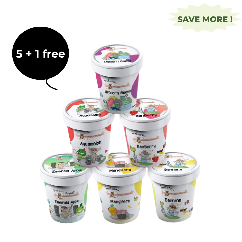 Waggy Zone Taster Pack Ice Cream for Pets (5+1 free)