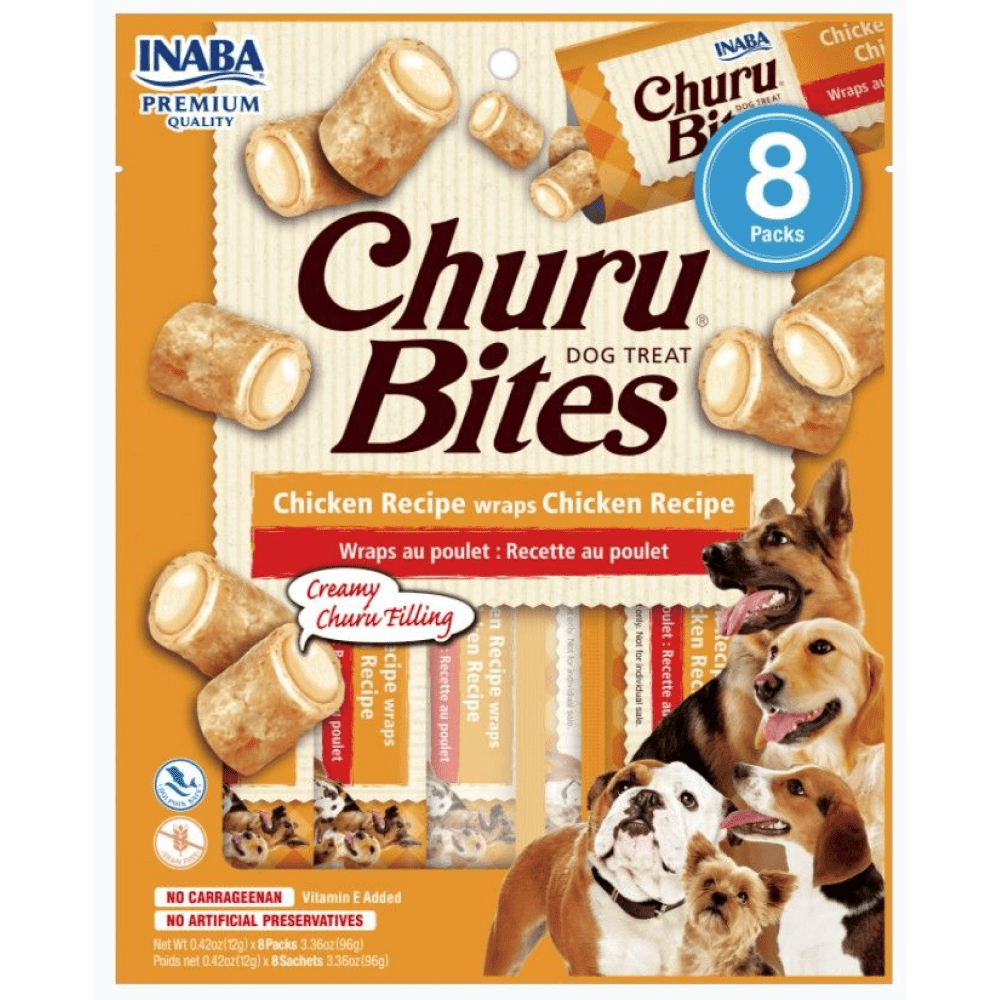 INABA Churu Bites Chicken Recipe Wraps Chicken Recipe Dog Treats