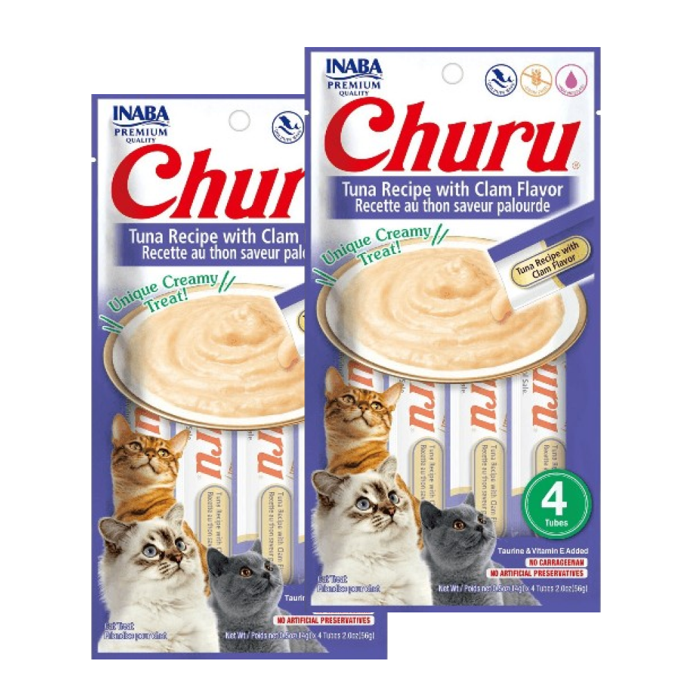 INABA Churu Tuna with Clam Cat Treats
